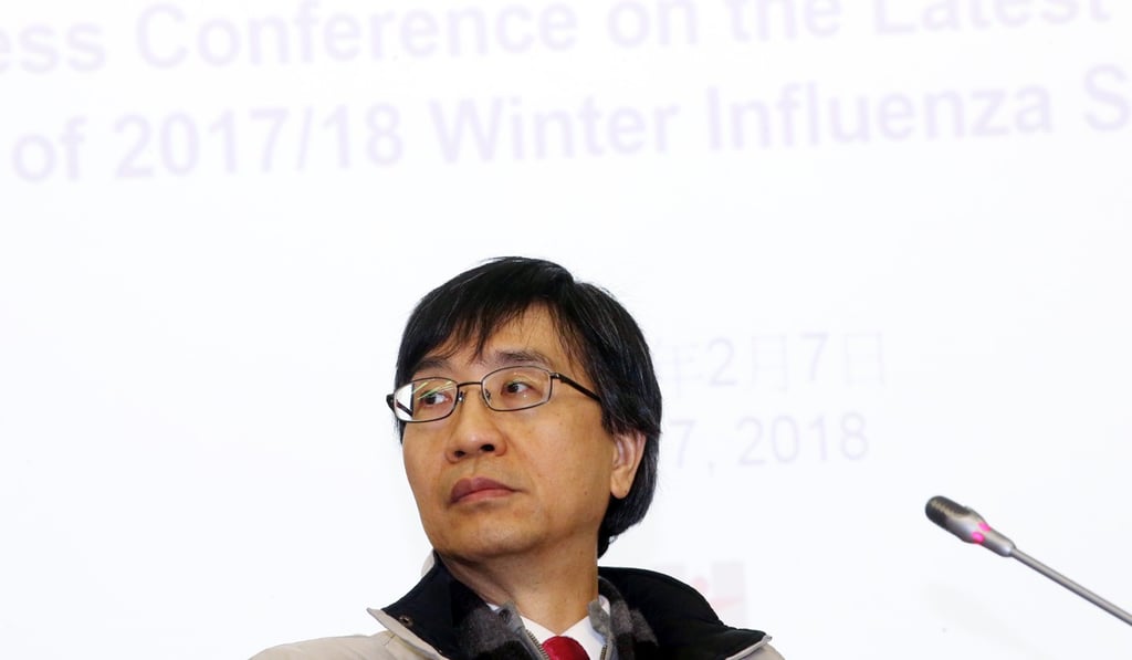 Hong Kong’s leader met University of Hong Kong microbiologist Professor Yuen Kwok-yung on Tuesday to discuss the flu outbreak. Photo: David Wong