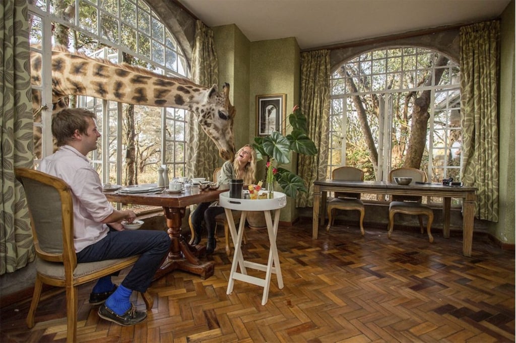Breakfast at Giraffe Manor. Photo: The Safari Collection