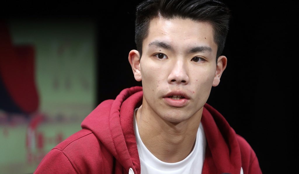 Baptist University's student union president Lau Tsz-Kei. Photo: Winson Wong