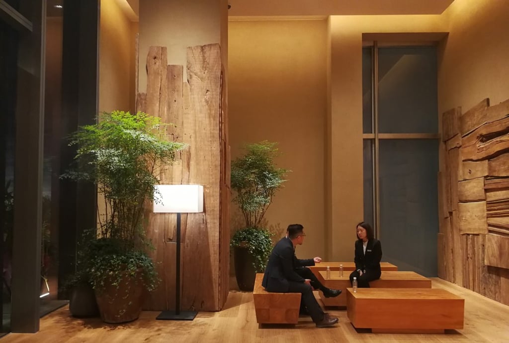 The interior of the Muji Hotel Shenzhen. The interior of the Muji Hotel Shenzhen.