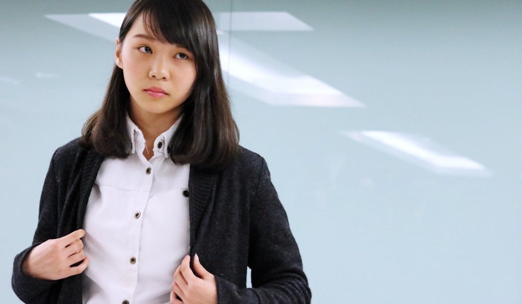 Agnes Chow was barred from the March by-election. Photo: Felix Wong