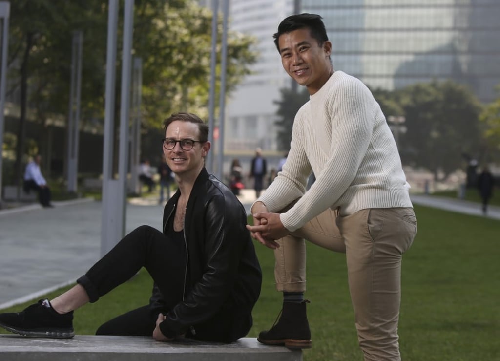 Hawkshaw and Chau believe working out regularly has strengthened their relationship. Xiaomei Chen