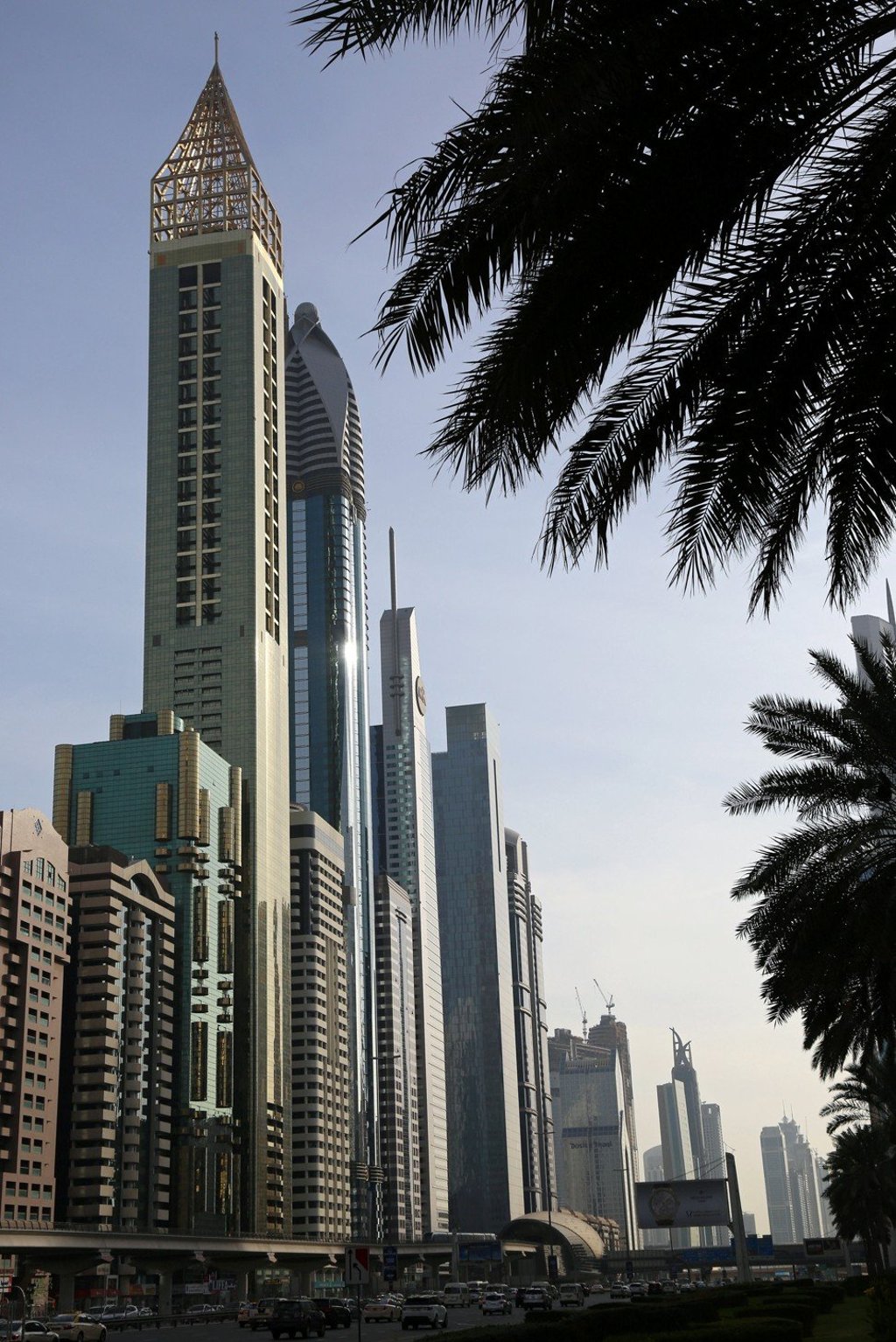 The Gevora Hotel, the world's tallest hotel, in Dubai, UAE