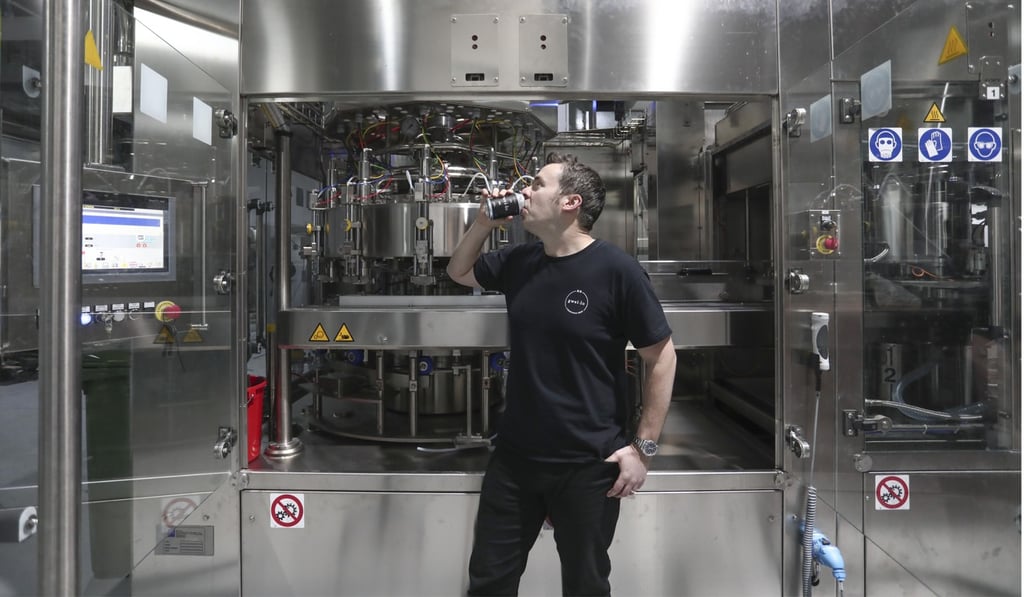Ian Jebbitt of Gweilo Beer at the new brewery, set up because the company could not meet rising demand for its craft beers at the shared premises it has been using. Photo: Jonathan Wong