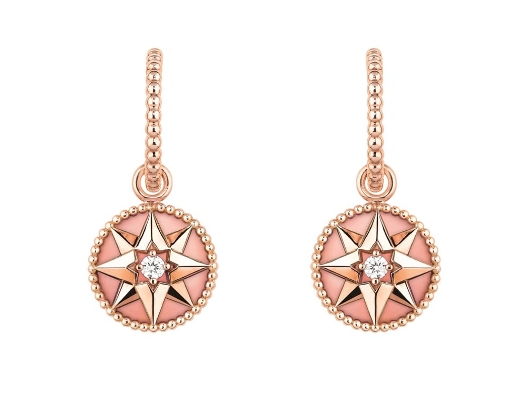 Dior’s Rose Des Vents earrings