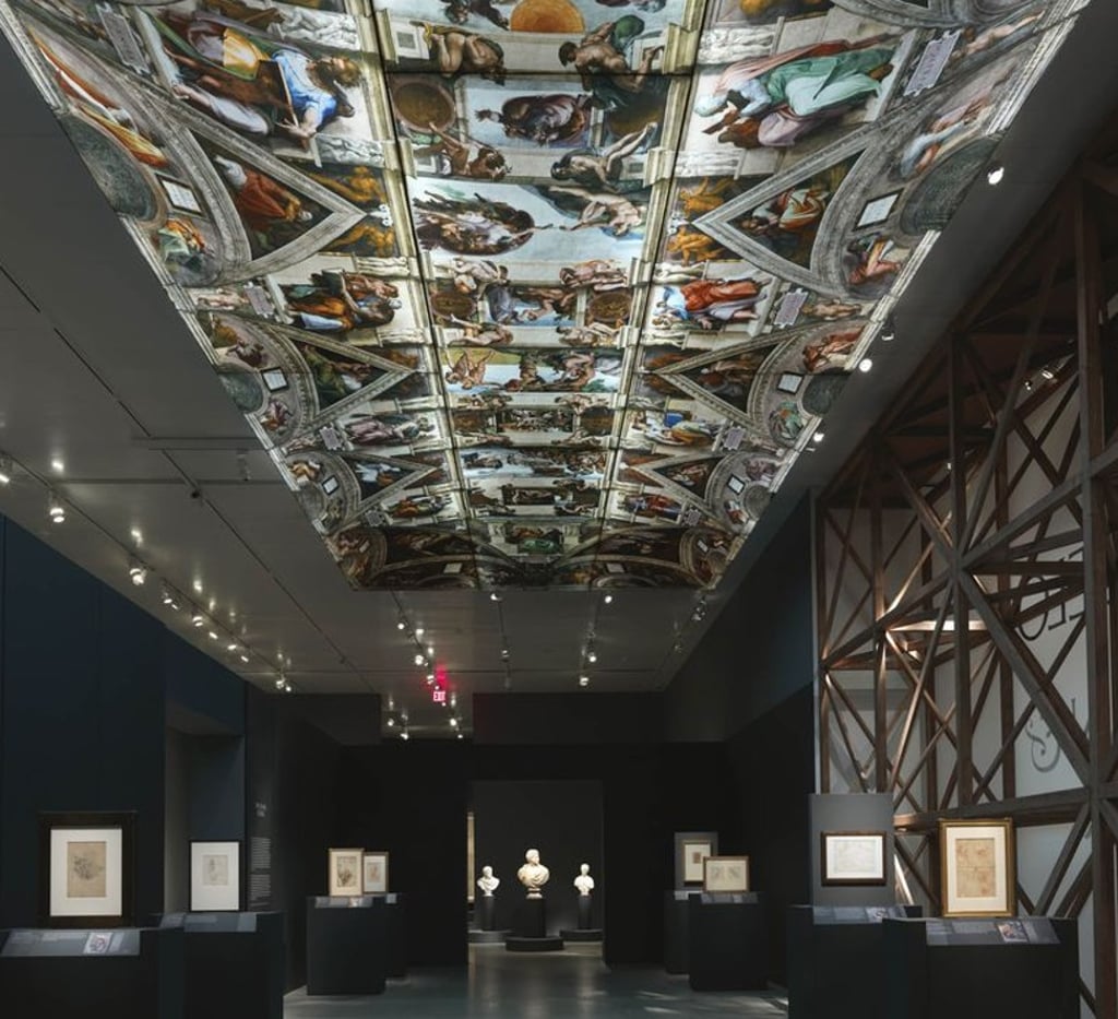 The reproduction of the Sistine Chapel ceiling at the Met. Photo: Kellen Anna-Marie The reproduction of the Sistine Chapel ceiling at the Met. Photo: Kellen Anna-Marie