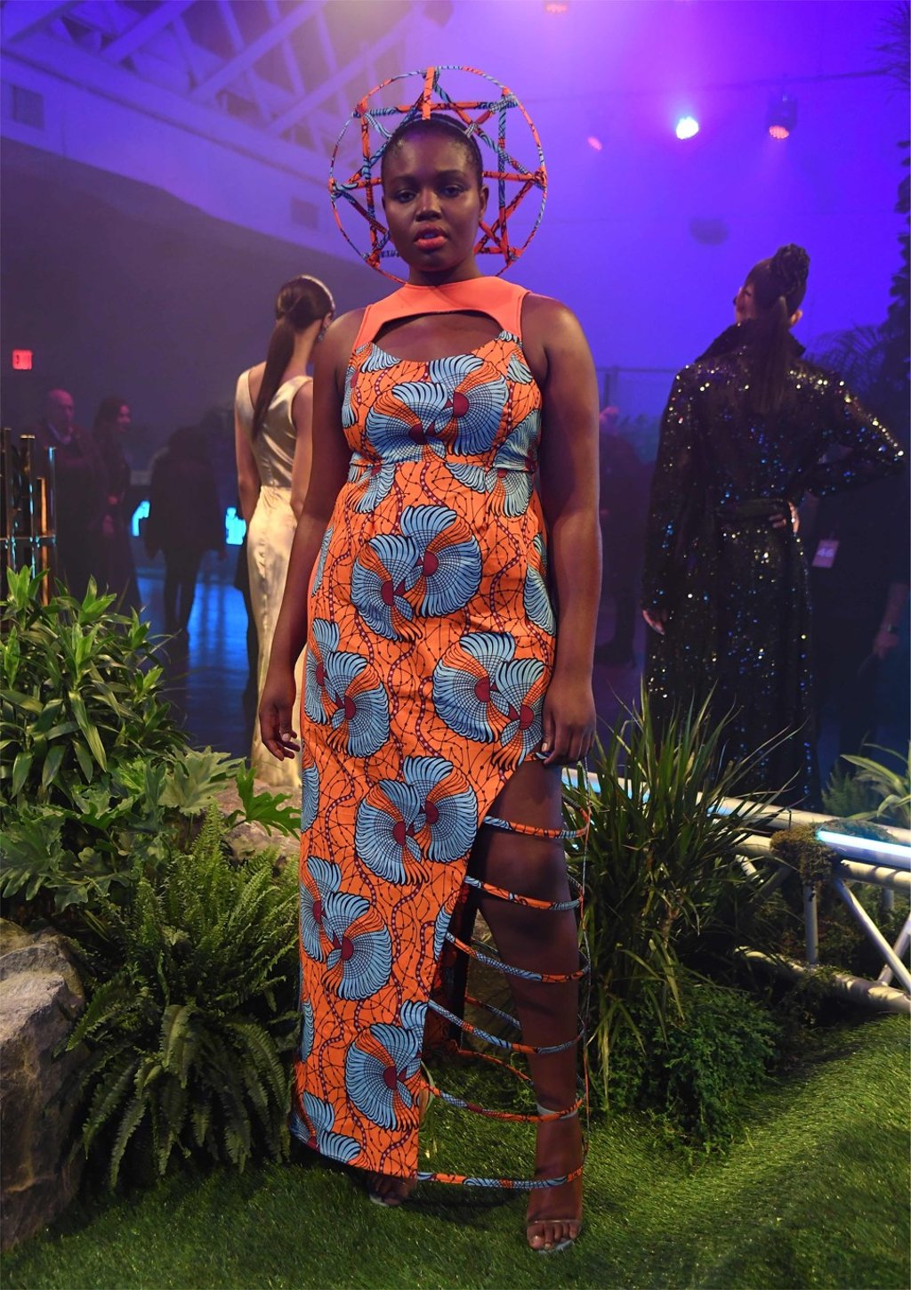 Models promote Marvel’s ‘Black Panther’ showcase at New York Fashion Week. Photo: AFP