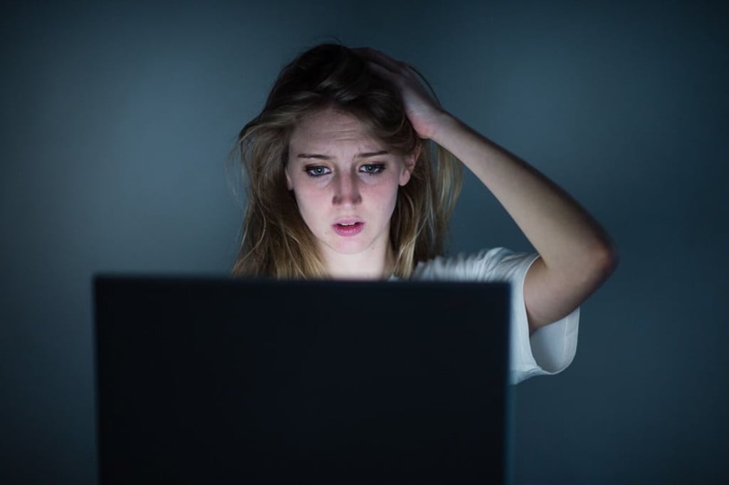 A lapse in online vigilance ... instant regret.