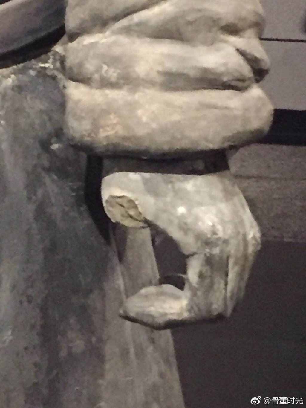 Michael Rohana, a 24-year-old American man, has been charged with breaking off and stealing the left thumb of the 2,000-year-old sculpture from the Franklin Institute in Philadelphia. Photo: Weibo