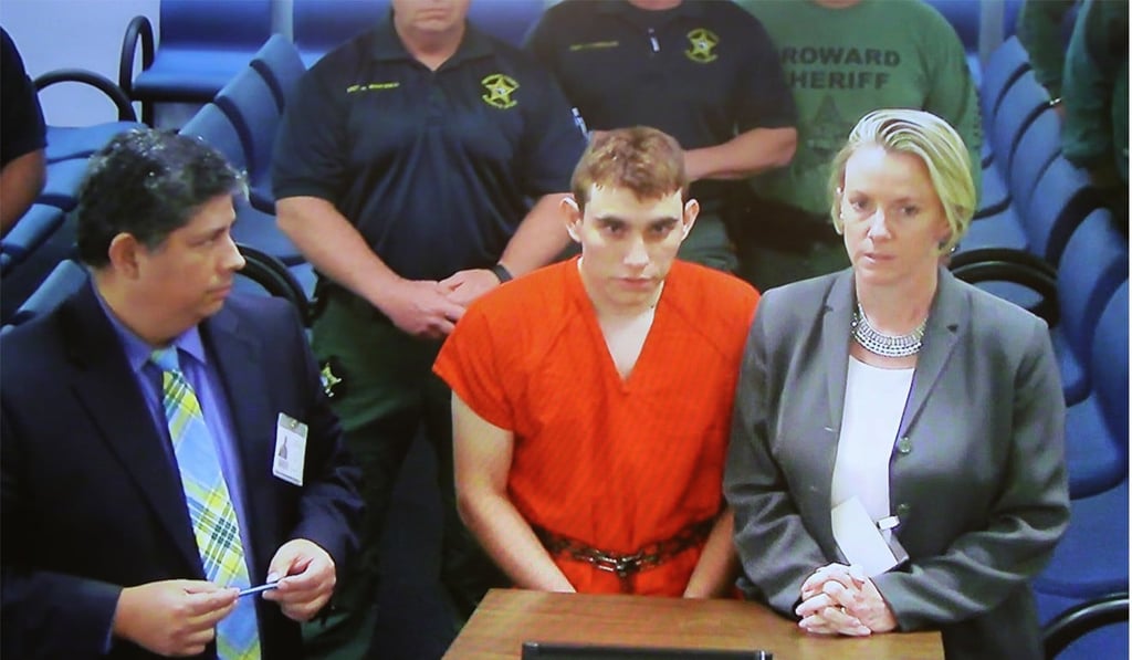 Nikolas Cruz makes a video appearance in court on Thursday. Authorities say Cruz has admitted to the killings of his former classmates and school staff. Photo: Sun Sentinel via TNS