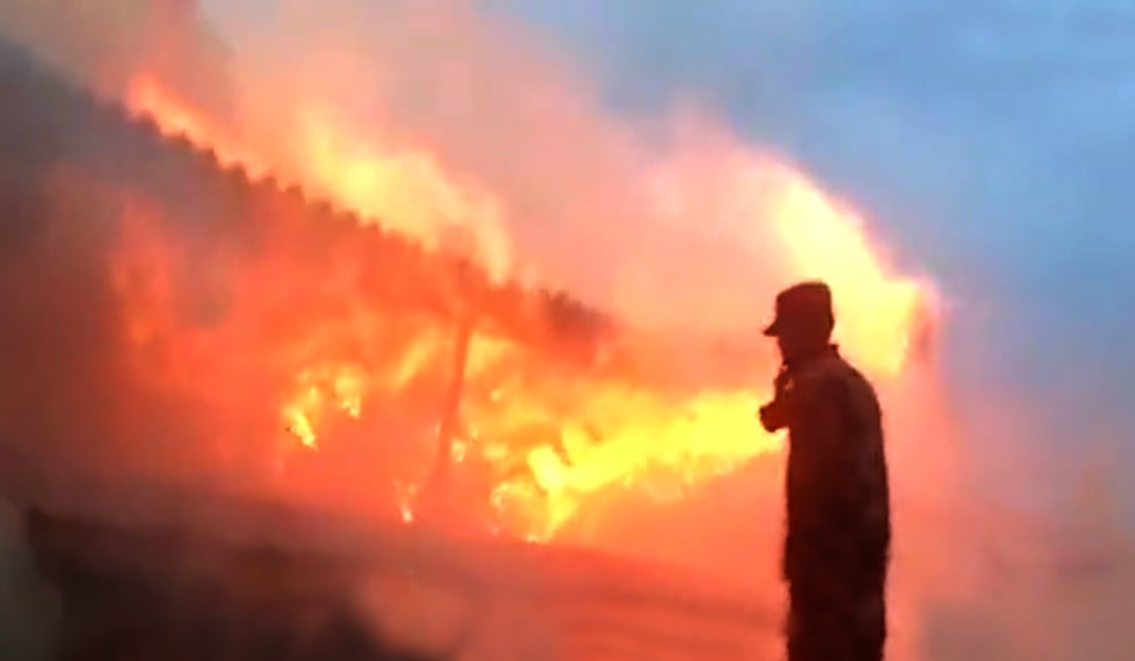 Saturday’s fire occurred when many Tibetans were celebrating Losar, the New Year festival that began on Friday. Photo: Weibo
