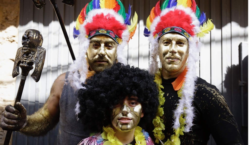 Lebanese take part in the Zambo carnival. Photo: Agence France-Presse Lebanese take part in the Zambo carnival. Photo: Agence France-Presse