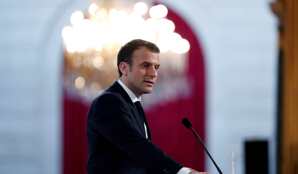 The success of French President Emmanuel Macron and his upstart En Marche movement have inspired the founders of a new anti-Brexit party in Britain. Photo: Reuters