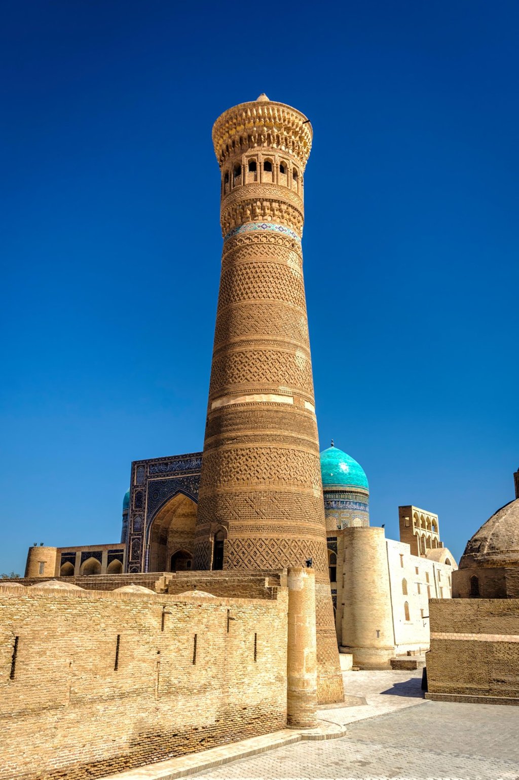 The storied Kalyan Minaret, in Bukhara. Picture: Alamy The storied Kalyan Minaret, in Bukhara. Picture: Alamy