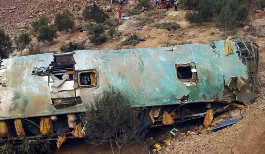Road accidents are common in Peru, where roads are considered unsafe and bus drivers lack training. Photo: Xinhua Road accidents are common in Peru, where roads are considered unsafe and bus drivers lack training. Photo: Xinhua