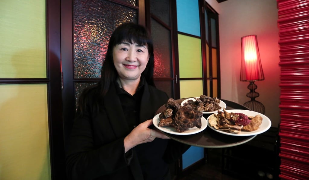 Winnie Li of Ashima Yunnan Restaurant says she wants ordinary people to taste luxury mushroom dishes. Photo: Jonathan Wong