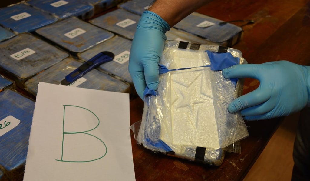 Parcels of cocaine found in the Russian embassy in Buenos Aires, Argentina. Photo: Reuters