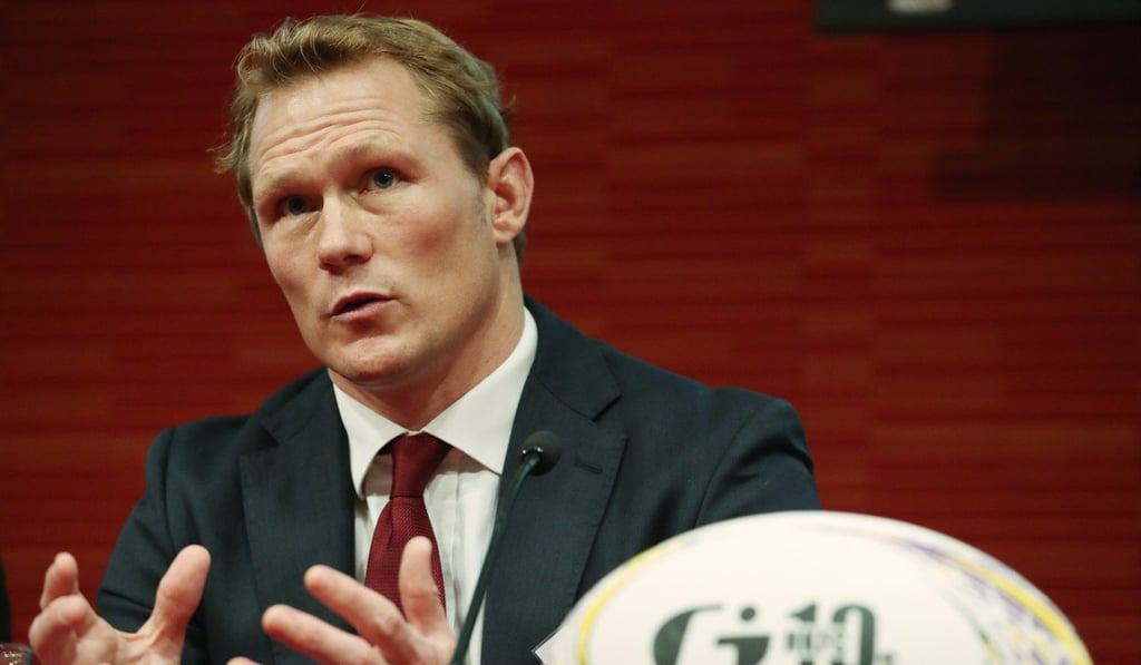 Josh Lewsey at the launch of last year’s Hong Kong Tens. Photo: Nora Tam