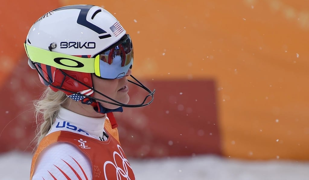 Lindsey Vonn of the US competes in the slalom. Photo: Reuters