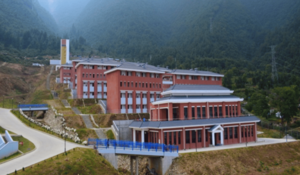 The swanky new Nepal Armed Police Force’s academy, compliments of China. Photo: Handout The swanky new Nepal Armed Police Force’s academy, compliments of China. Photo: Handout