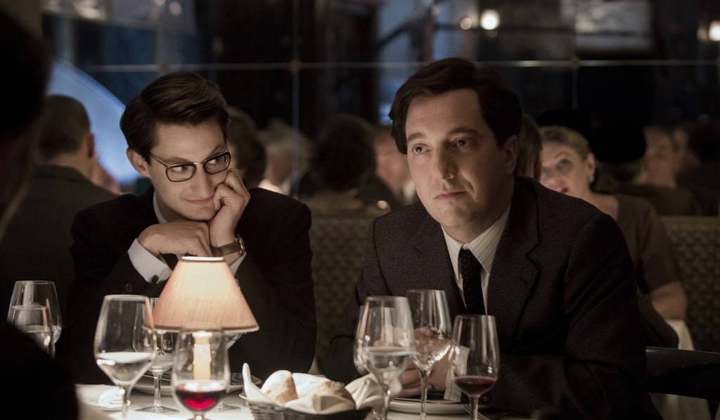 Pierre Niney plays Yves Saint Laurent and Guillaume Gallienne is Pierre Berge in Yves Saint Laurent, directed by Jalil Lespert. Photo: 48 Hours Magazine