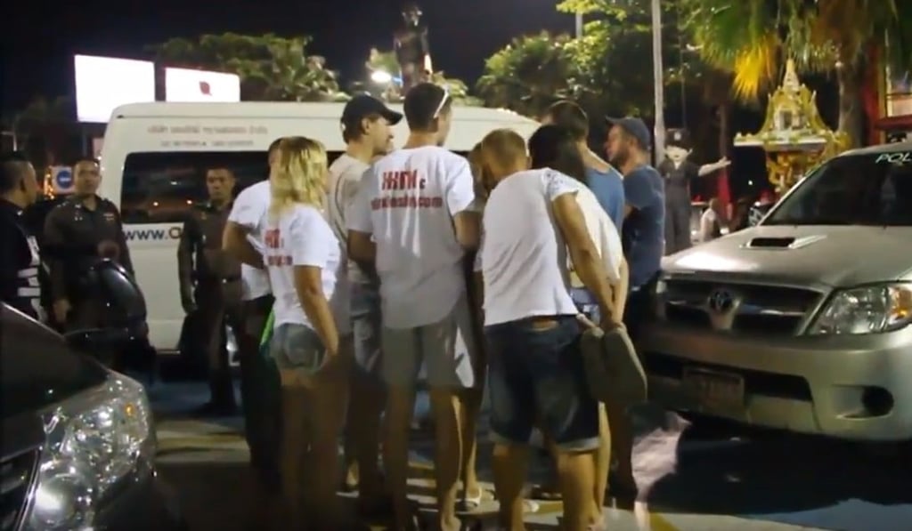 Russians arrested for running 'sex classes' in Pattaya, Thailand. Photo: YouTube/ViralPress Russians arrested for running 'sex classes' in Pattaya, Thailand. Photo: YouTube/ViralPress