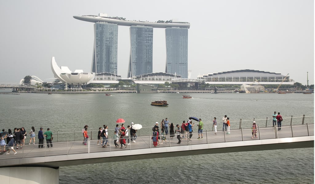 The Marina Bay Sands hotel and casino – the supposed target of a plot involving Muslim militants from Indonesia. Photo: Bloomberg