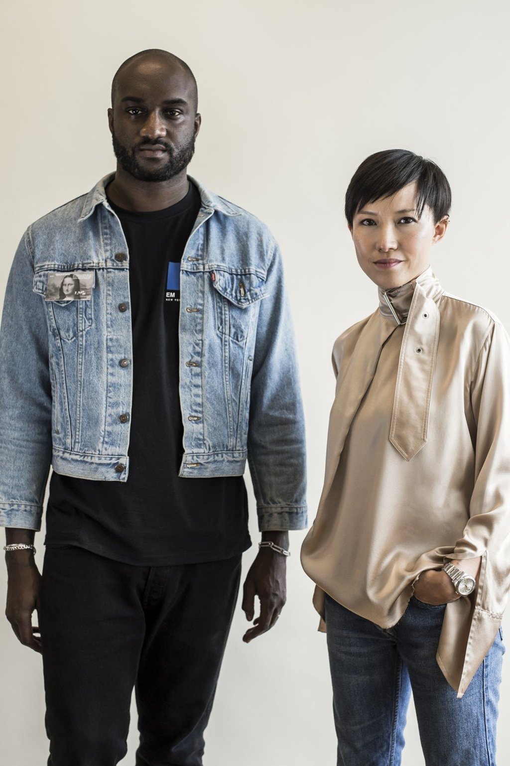 Virgil Abloh of Off-White and Sandra Choi of Jimmy Choo collaborated on an exclusive capsule collection for spring-summer 2018