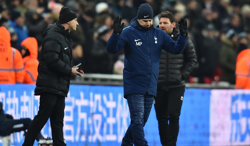 Tottenham head coach Mauricio Pochettino hit out at the use of VAR. Photo: AFP Tottenham head coach Mauricio Pochettino hit out at the use of VAR. Photo: AFP