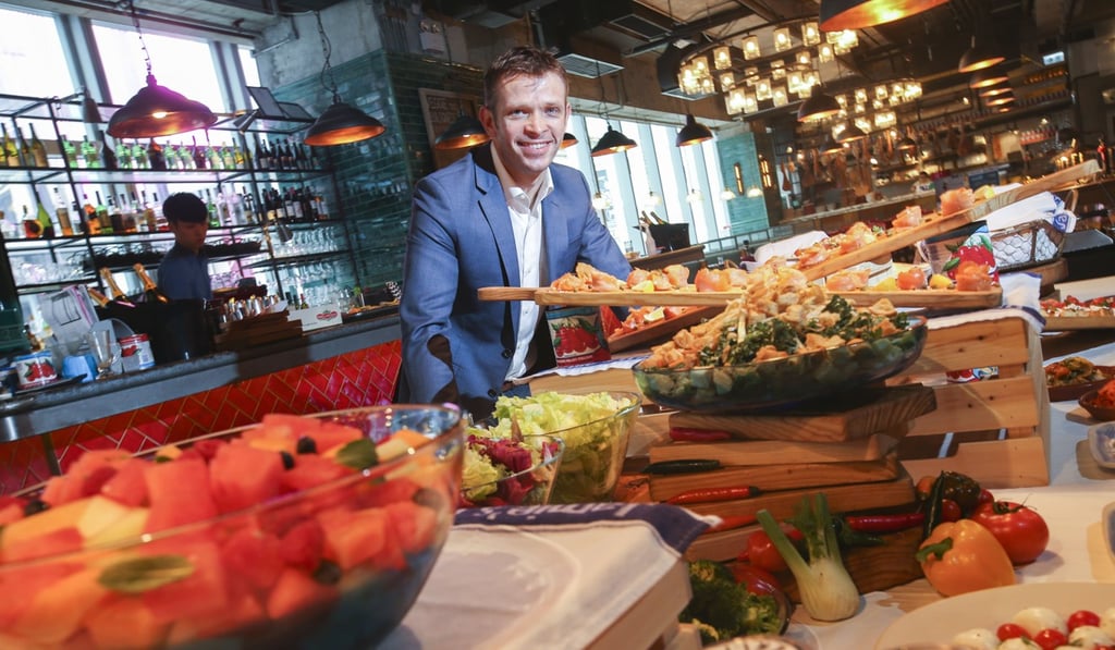 William Lyon, CEO of Big Cat Group, at Jamie’s Italian in Causeway Bay. Photo: David Wong