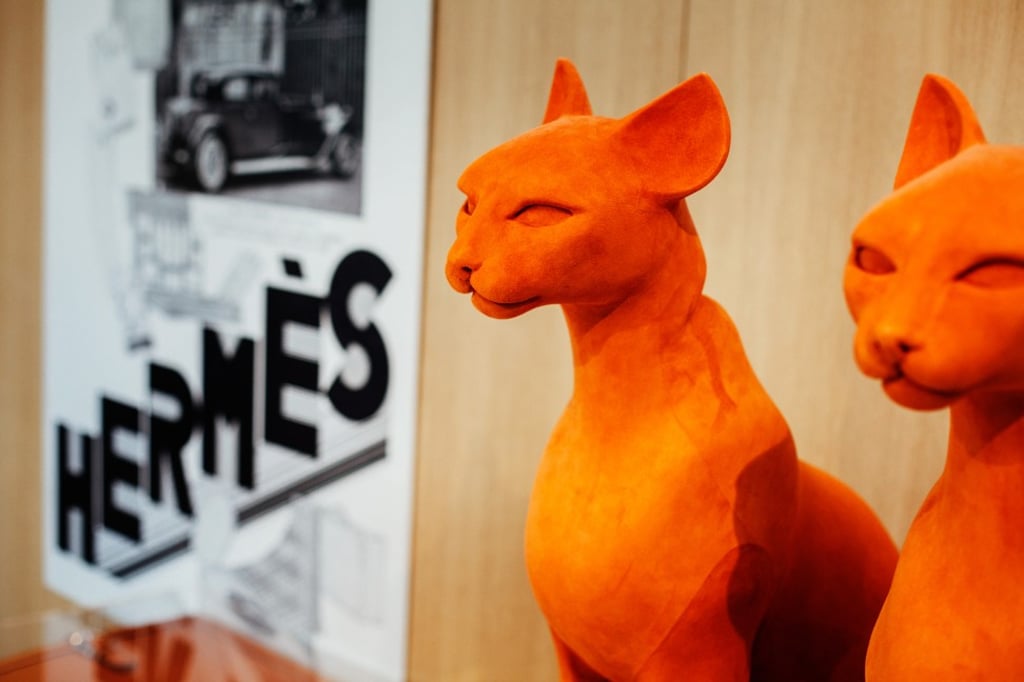 Hermès collaborates with automobile brands on bespoke cars for clients. Photo: Lucien Lung