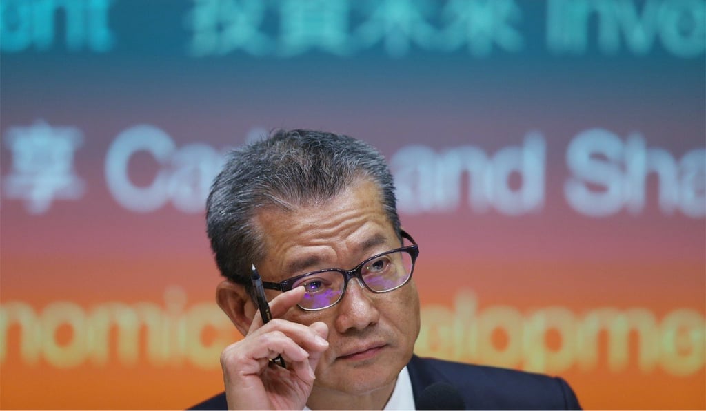 Financial Secretary Paul Chan is dishing out HK$50 billion to support the innovation sector. Photo: Sam Tsang