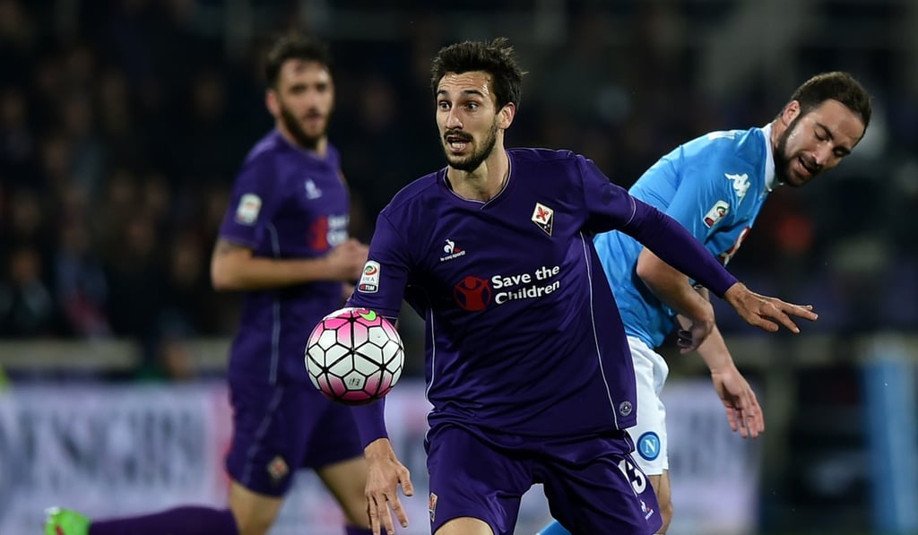Davide Astori defends for Fiorentina. Photo: AFP Davide Astori defends for Fiorentina. Photo: AFP