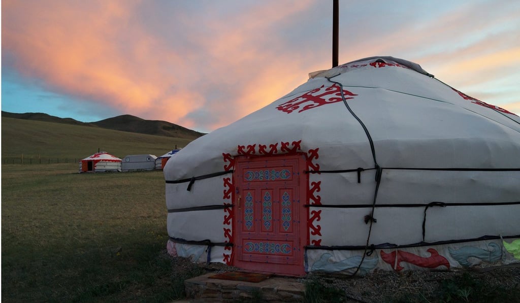 A yurt on a farm in the Tuul River Valley, Mongolia. Photo: courtesy of Glamping Hub