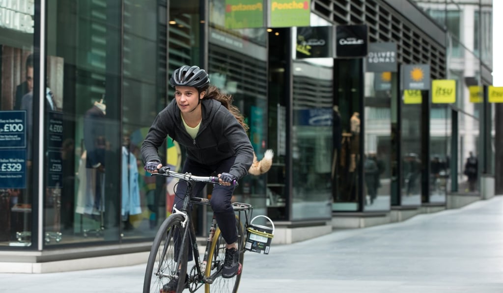 Vikander plays a cycle courier in Tomb Raider.