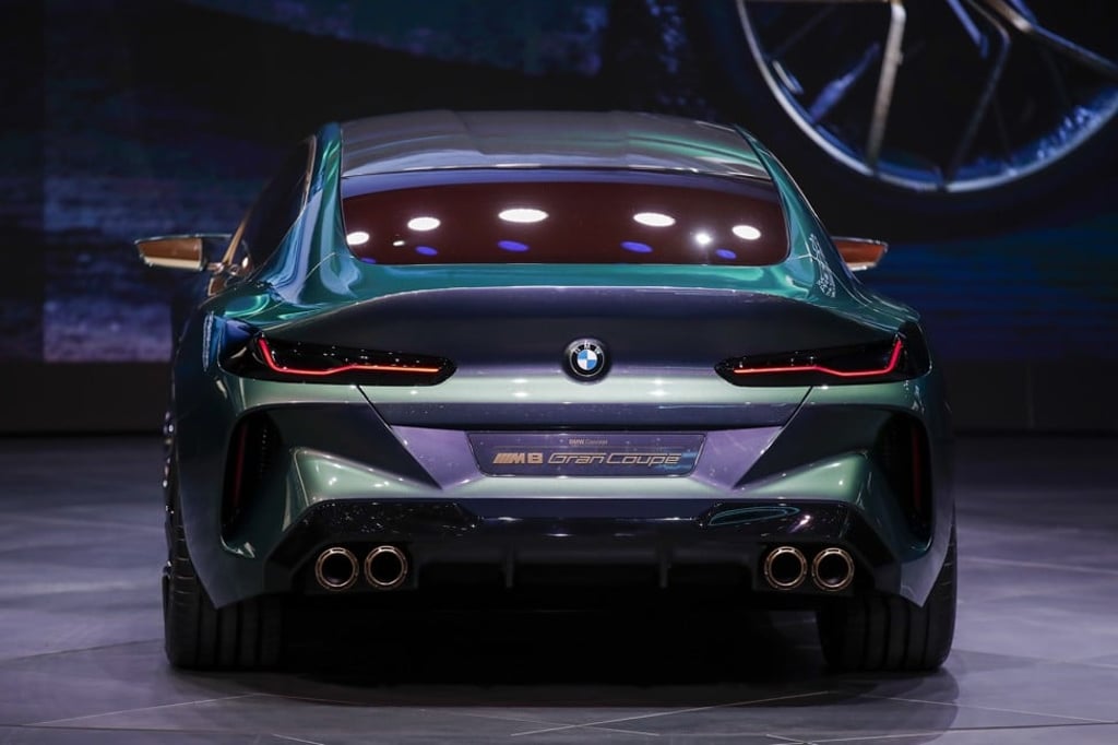 The BMW M8 Gran Coupe concept car will be the crown jewel of BMW’s 8 Series line-up. Photo: Bloomberg