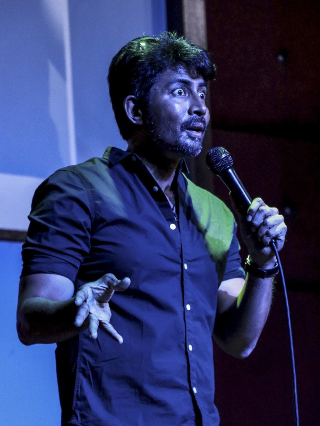 Kumar was a well-known actor, scriptwriter, director and entrepreneur when he turned to comedy.