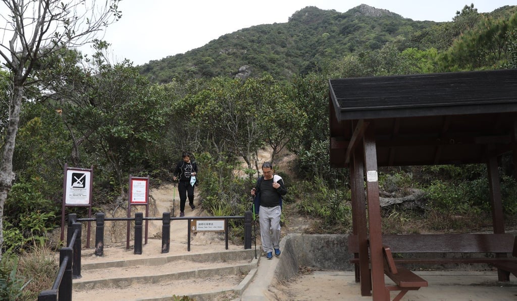 The access path to the Tiu Shau Ngam mountain ridge at Ma On Shan. Photo: Sam Tsang