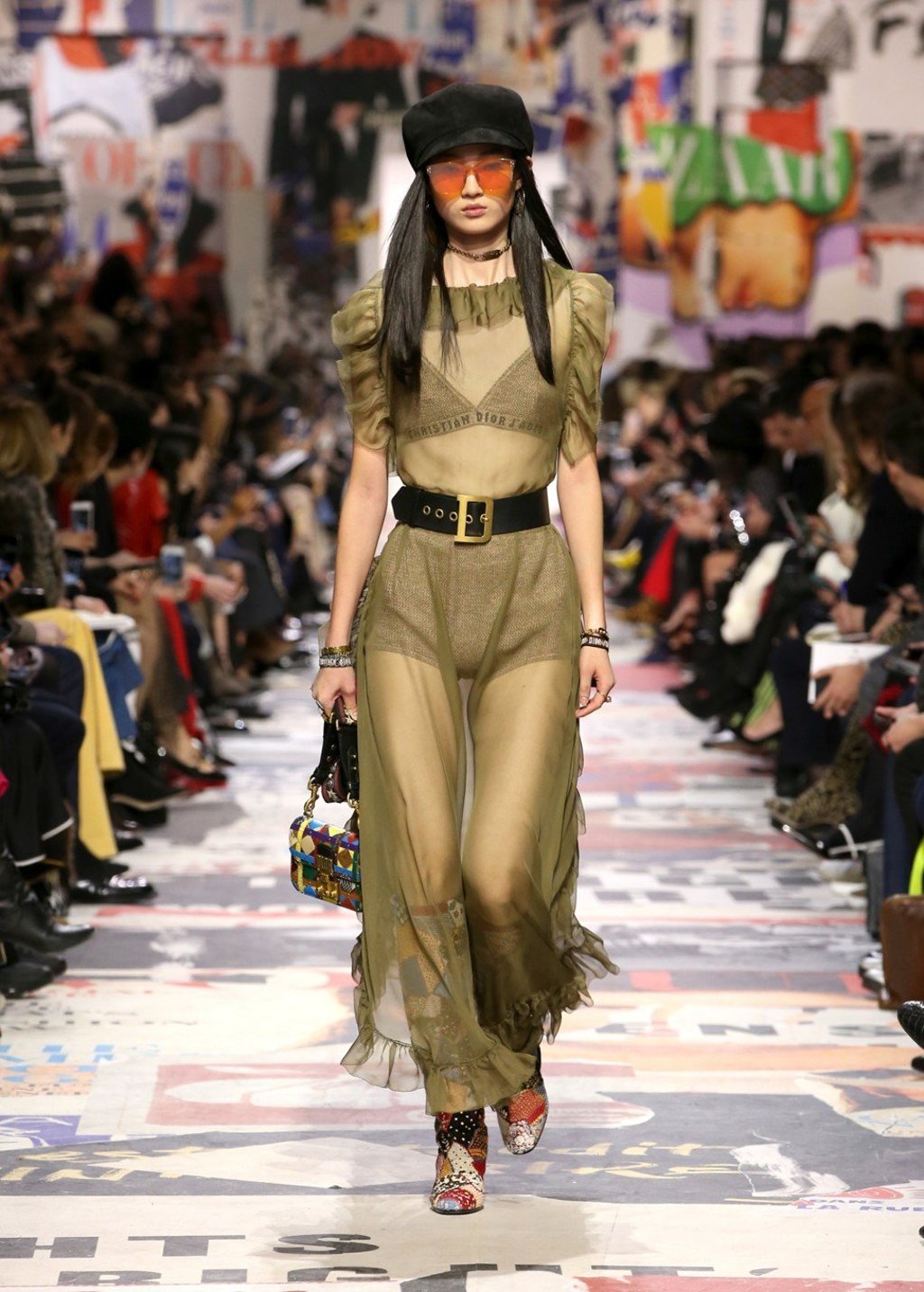 Another feminine look from Dior’s collection