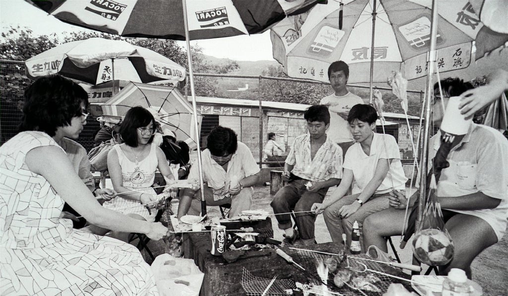 Hongkongers enjoy barbecuing in Shek O, in 1987. Picture: SCMP Hongkongers enjoy barbecuing in Shek O, in 1987. Picture: SCMP