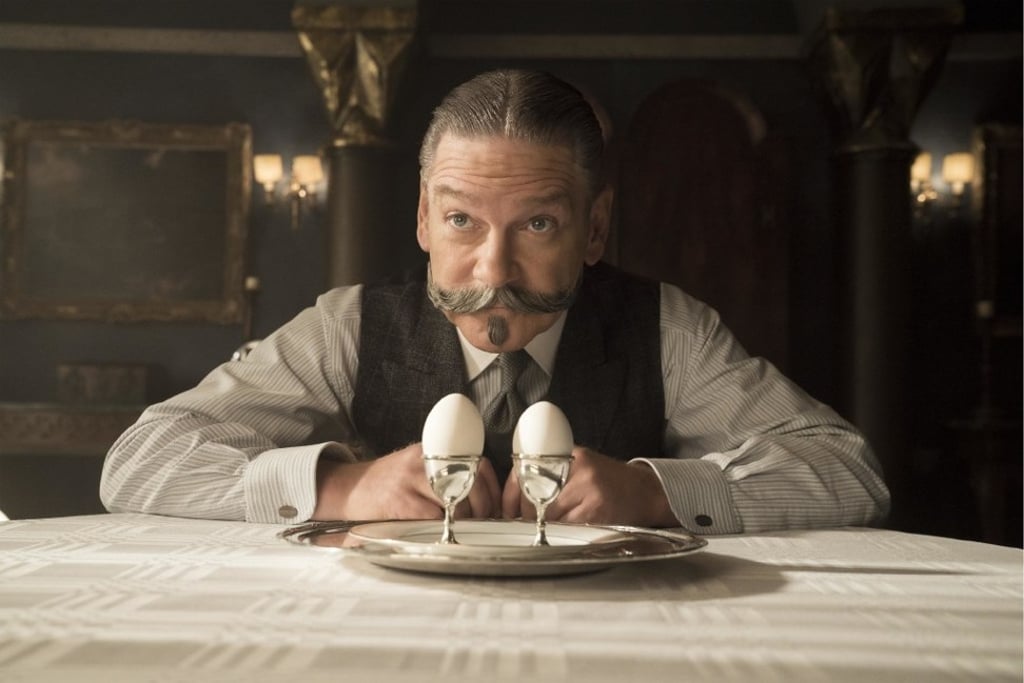 Kenneth Branagh in a still from the film ‘Murder on the Orient Express’. Photo: 20th Century Fox Kenneth Branagh in a still from the film ‘Murder on the Orient Express’. Photo: 20th Century Fox