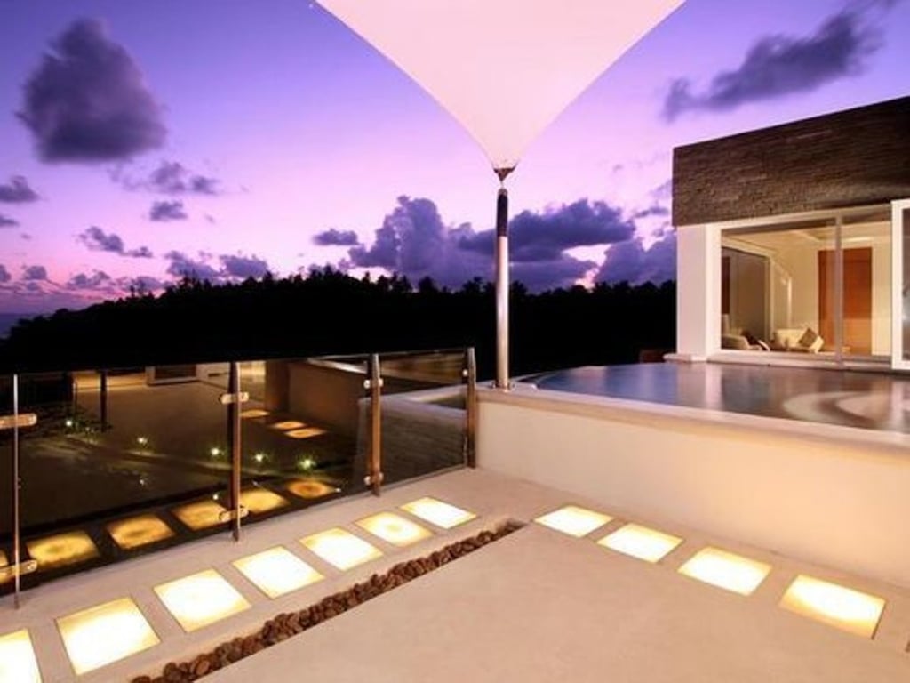 This modern villa is just steps away from Kata Beach, Phuket, and has uninterrupted ocean views of Thailand's incredible turquoise water.