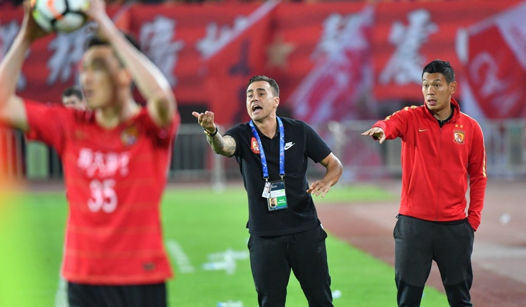 Fabio Cannavaro reacts during the group G match against South Korea’s Jeju United. Photo: Xinhua