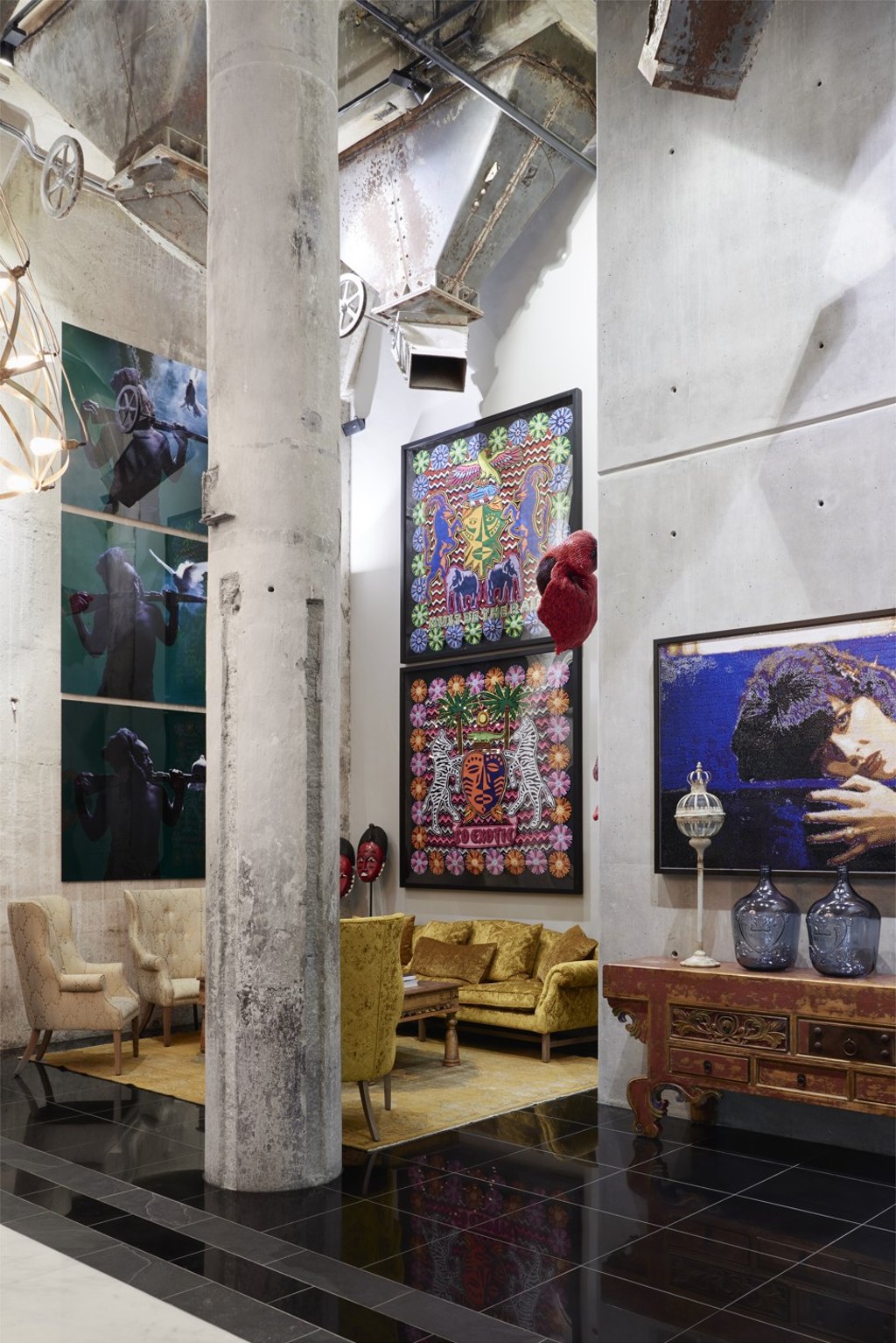 The entrance of The Silo Hotel, V & A Waterfront, Cape Town, South Africa. Photographer: Mark Williams