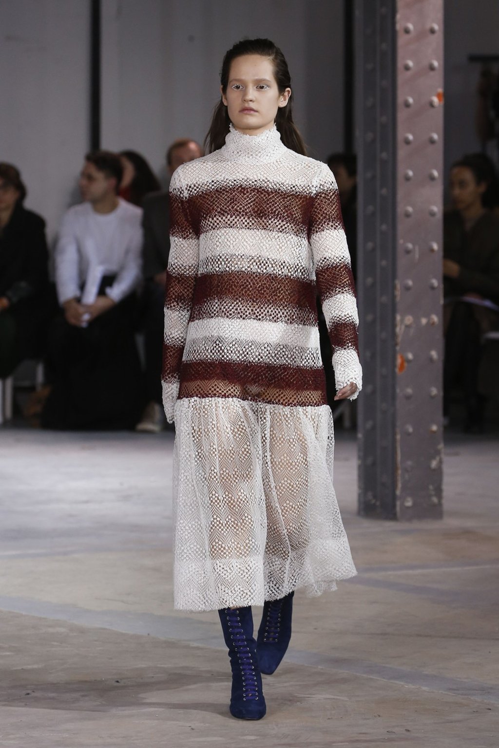 A dress that is transparent below the hips adds a dose of sex appeal.