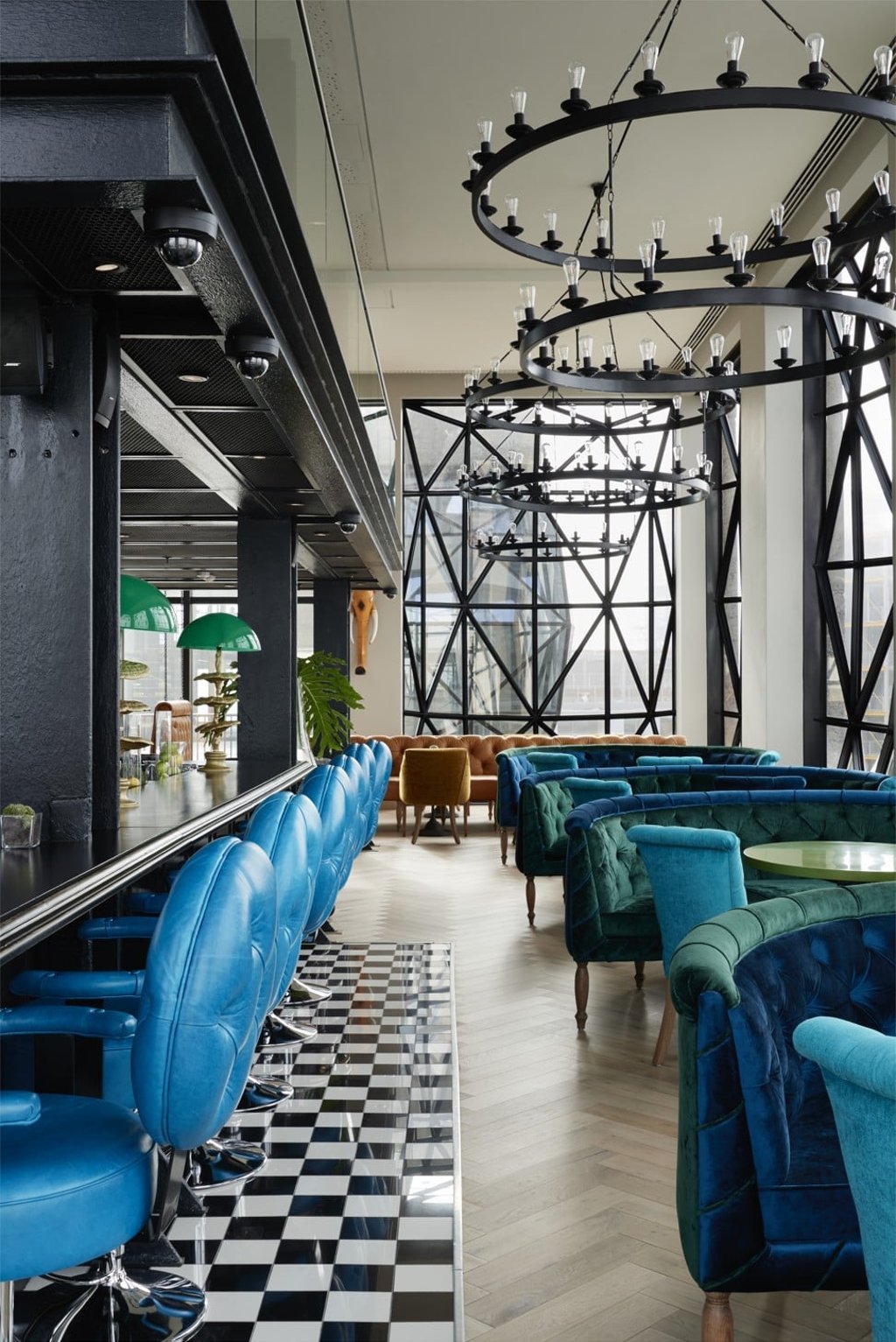 The Willaston Bar at The Silo Hotel, V & A Waterfront, Cape Town, South Africa. Photographer: Mark Williams