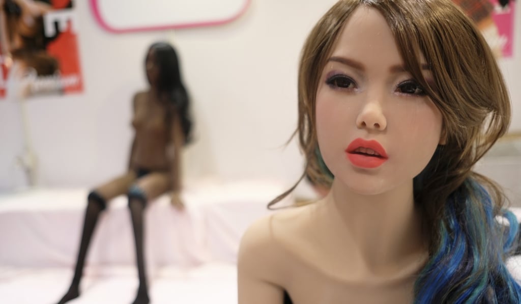 Sex dolls on display at the Asia Adult Expo 2017 at the Hong Kong Convention and Exhibition Centre in Wan Chai, Hong Kong. Photo: SCMP / James Wendlinger