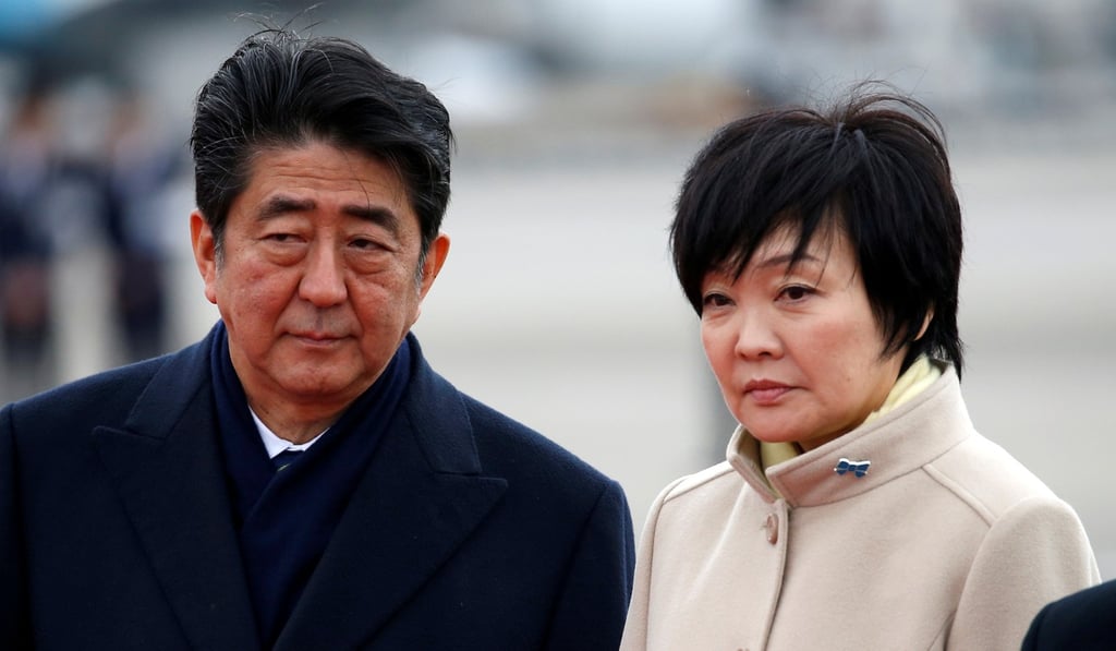 Japan's Prime Minister Shinzo Abe and his wife Akie. File photo: Reuters