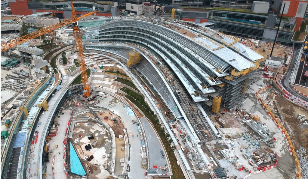 The West Kowloon terminal is under construction. Photo: Roy Issa