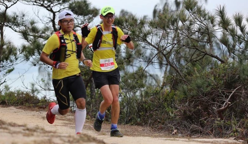 A runner on the 2017 TransLantau ultra marathon. The 2018 race was ambushed by protesters. Photo: TransLantau